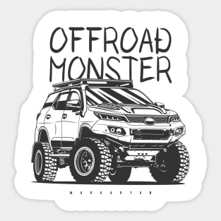 Offroad monster Fortuner Sticker